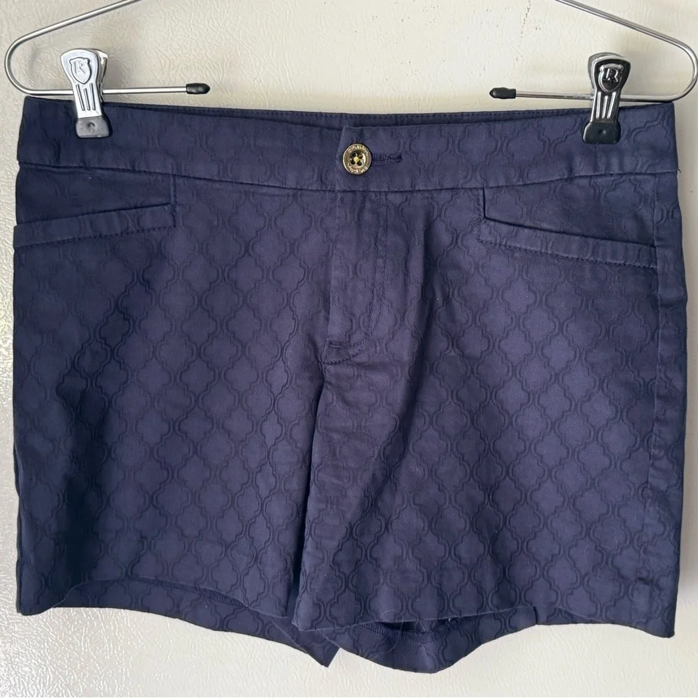Lilly Pulitzer Navy Textured Shorts